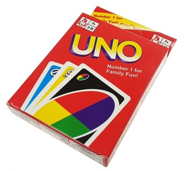 UNO GRA KARCIANA KARTY FLIP DO GRY klasyczna 108 kart