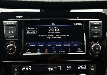 Nissan Qashqai II Crossover Facelifting 1.3DIG-T 140KM 2020 Nissan Qashqai lift 1.33 gwarancja bezwypadkowy kamera 360 NAVI, zdjęcie 26