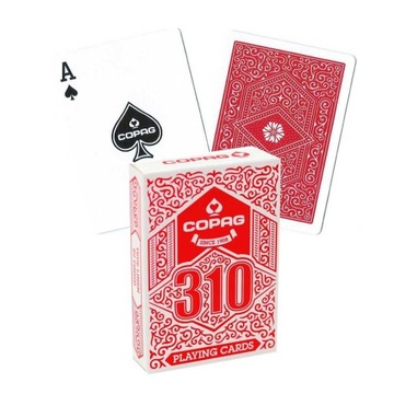COPAG karty do gry 310 True Linen POKER red