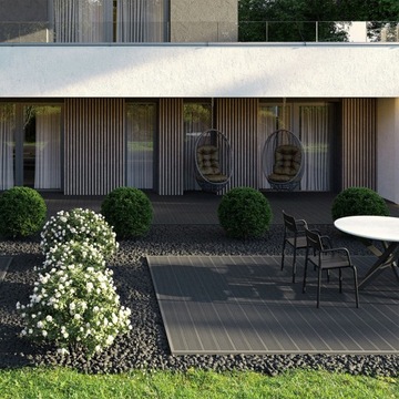 Композитная доска Антрацит Bergdeck Pure брашированная терраса 240x15x2,5