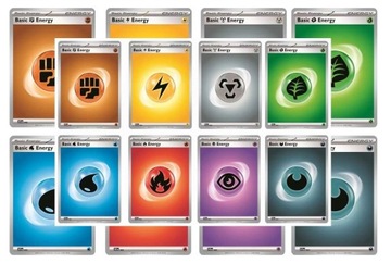 KARTY POKEMON TCG ZESTAW 16 ORYGINALNYCH KART ENERGII