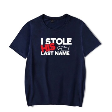 I Stole Her Heart/His Last Name T Shirt Couple Mat