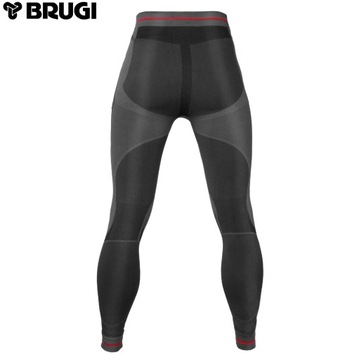 BIELIZNA TERMOAKTYWNA MĘSKA KOMPLET SPODNIE BLUZA TERMICZNA BRUGI B2 S/M