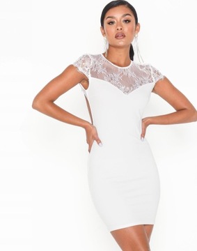 NLY БЕЛОЕ МИНИ-ПЛАТЬЕ S