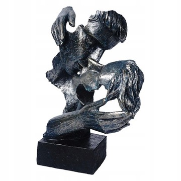 Całowanie Para Twarz Statua Rzeźba Figurka