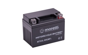 AKUMULATOR YTX4L-BS ŻELOWY12V 4Ah MOTOCYKL SKUTER