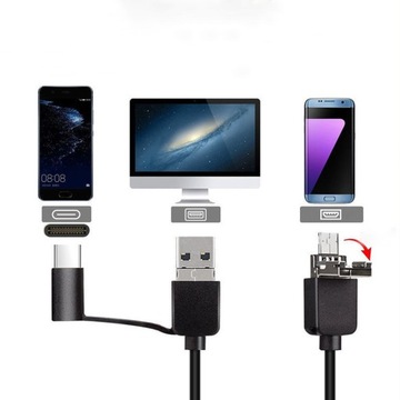 Камера для осмотра мастерской, эндоскоп для телефона Android, трубка USB-C, 3,5 м