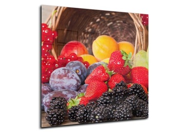 płytki ścienne hartowane kuchnia 50x50 owoce