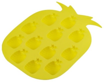 Foremka elastyczna FRUITS na 12 kostek lodu ananas