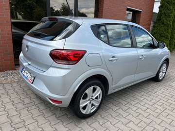 Dacia Sandero III Hatchback 5d 1.0 TCe 90KM 2021 Dacia Sandero 1.0 benzyna 91 KM zarej w PL bezwypadkowy serwisowany za, zdjęcie 3
