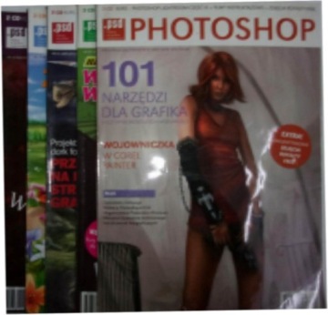 PSD Photoshop nr 2,4,5,7/8,9/10 +extra nr 2 z 2008