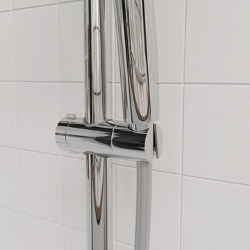 Uchwyt na słuchawkę do drążka prysznicowego chromowany regulowany 22-25