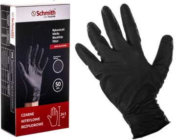 RĘKAWICE NITRYLOWE SCHMITH NITRILE MOTO M 50 szt.