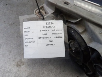 CHEVROLET SPARK II SVĚTLO PŘEDNÍ LEVÝ