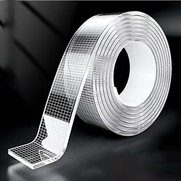 Dwustronna taśma Nano o dużej grubości 1 mm długości 100 cm