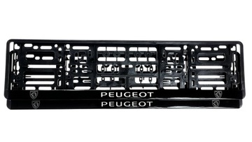 Гелевые рамки номерного знака PEUGEOT, 2 шт.