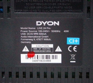 Светодиодный телевизор DYON Live 24 Pro ШАНС