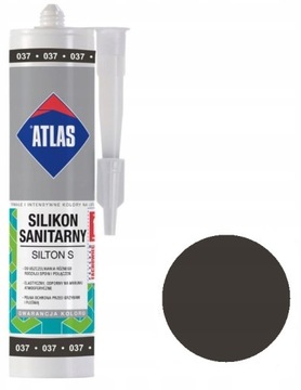 ATLAS СИЛИКОНОВЫЙ SILTON S 280мл - 037 ГРАФИТ