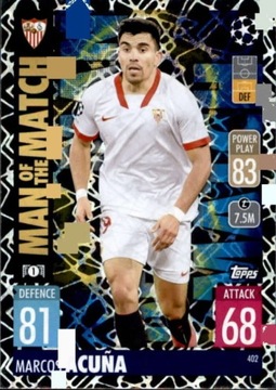 Topps Match Attax 2021/22 MOTM ACUNA 402
