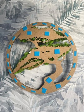 Дерево жизни Bonsai Moss Chrobotek 40см