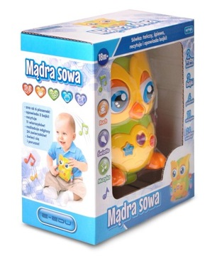 ИНТЕРАКТИВНАЯ МУДРАЯ СОВА ПОЕТ И УЧИТСЯ ГОВОРИТЬ PL