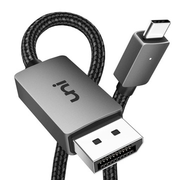 UNI Kabel Display Port USB-C 8K 32,4 Gbps 1.8m