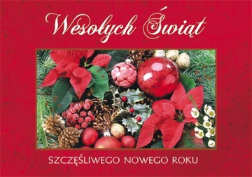 KARNET LAURKA ŚWIĘTA BOŻE NARODZENIE KOPERTA B6ZA_GW_33