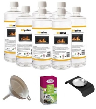 BIOPALIWO 7L bioetanol pojemnik do aromaterapii olejek zielona herbata