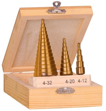 СВЕРЛО HSS TYTAN СТУПЕНЧАТОЕ КОНИЧЕСКОЕ СВЕРЛО 3 шт.