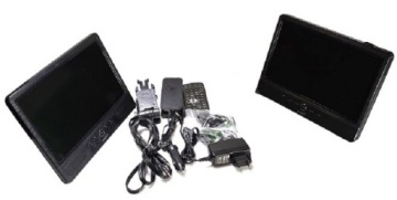 DVD портативный настольный автомобиль 10.1'' x2, пульт ДУ, SD