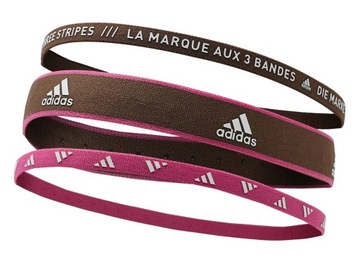 OPASKI NA GŁOWĘ ADIDAS Hairband 3 SZTUKI OPASKA ADIDAS SPORTOWA OSFM