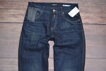 REPLAY SANDOT RELAXED TAPERED SPODNIE JEANS NOWE 29/32