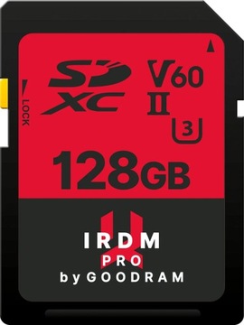 Карта памяти GOODRAM IRDM Pro SDXC 128 ГБ
