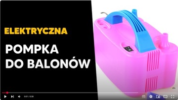 Мощный электрический насос для надувания воздушных шаров, 2 быстрые насадки.