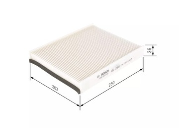 BOSCH 1 987 435 018 FILTR VENTILACE PROSTORU SPOLUJEZDCE