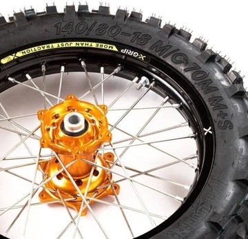 ШИНА X-GRIP 140/80-18 MEDIUM + HARD ENDURO, высота 24 часа