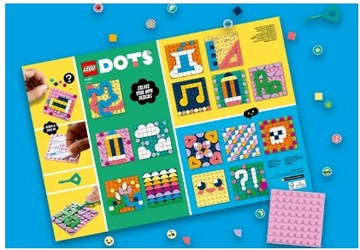LEGO DOTS Megazestaw nalepek 41957 486 elementów