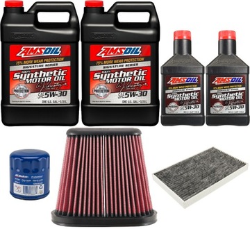 AMSOIL 5W30 + FILTRY CHEVROLET CORVETTE 6,2 14-19