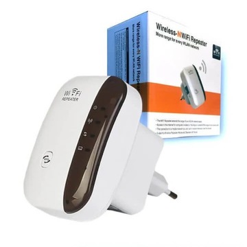 WZMACNIACZ SYGNAŁU WI-FI REPEATER 2.4 GHz 300Mbps