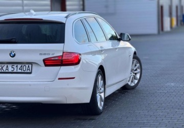 BMW Seria 5 F10-F11 Touring Facelifting 520d 190KM 2015 BMW Seria 5 2.0 190 KM Biksenon Skora x-Drive 2.0 Diesel 190KM, zdjęcie 5