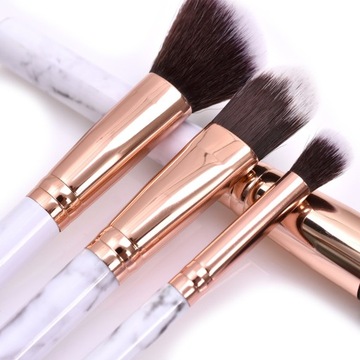 НАБОР КИСТЕЙ ДЛЯ МАКИЯЖА «МРАМОР», МРАМОР, 10 шт.