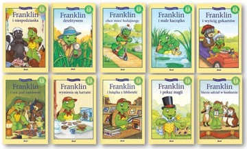 Zestaw Franklin Mega Pakiet Serii Czytamy z Franklinem 10w1 duże litery