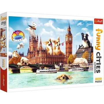 10596 TREFL PUZZLE 1000 EL. PSY W LONDYNIE