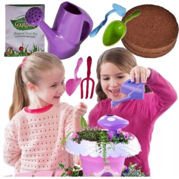 Волшебный САДОВЫЙ ЦВЕТОЧНЫЙ ДОМИК для кукол НАСТОЯЩЕЕ ВЫРАЩИВАНИЕ РАСТЕНИЙ ДЛЯ ДЕВОЧКИ