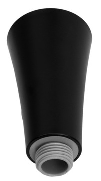 ТРУБКА С АККУМУЛЯТОРОМ С ВЫДВИЖНЫМ НОСИКОМ, ЧЕРНАЯ