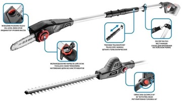 ГРАФИТ Бензопила, секатор, кусторез 4Ач