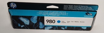 Tusz HP 980 CYAN (niebieski) D8J07A Oryginał BOX