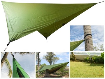TARP PŁACHTA PLANDEKA TTTM 3,5x3,5m RIP-STOP HAMAK