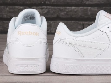 Buty sneakersy damskie Reebok COURT ADVANCE BOLD WHITE SKÓRA