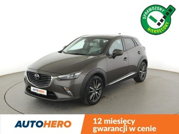 Mazda CX-3 Crossover 2.0 SKY-G i-ELOOP 150KM 2016 Mazda CX-3 skóra automat AWD navi kamera grzane